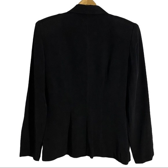 Dani Michaels Vintage 90’s Black Suit Jacket With Gold Metal Buttons, Size 3/4 - Picture 2 of 10